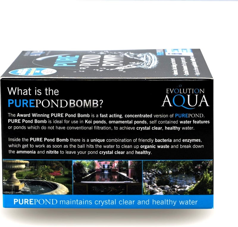 Evolution Aqua Pure Pond Bomb - Fast Acting Bacterial Treatment for Crystal Clear Healthy Pond Water, Treats Up to 20,000 Litres - Image 5